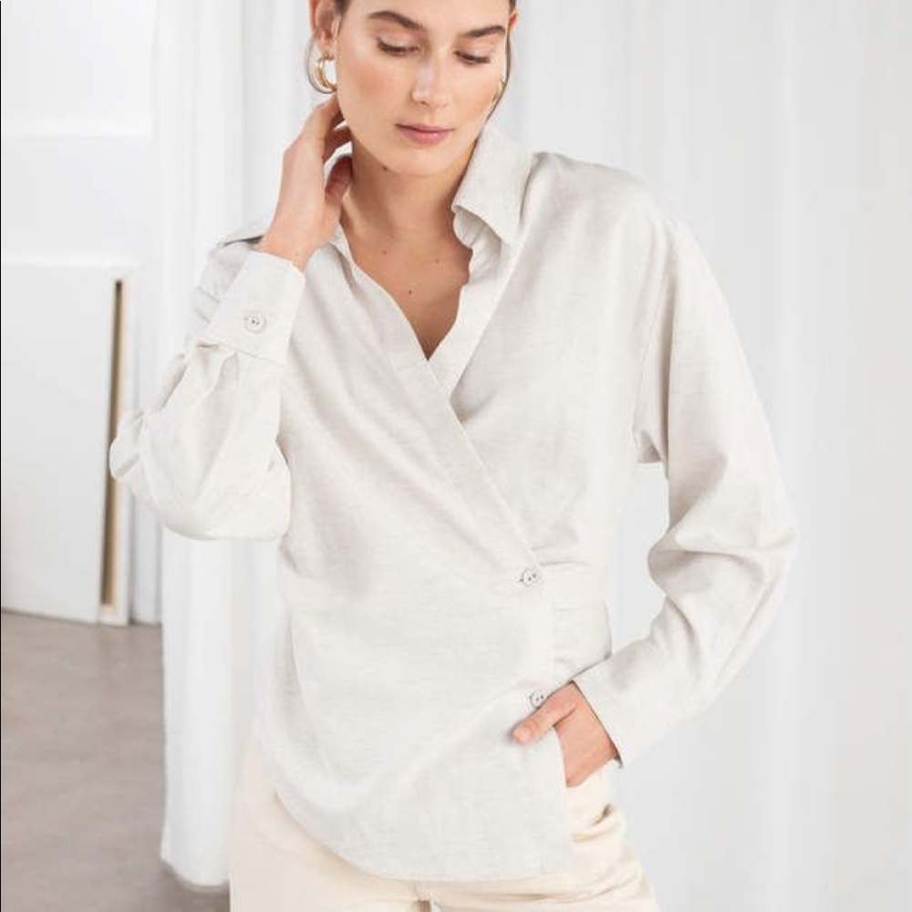 Last Chance & Other Stories Wrap Button Top